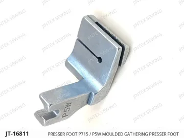 PRESSER FOOT P715 / P5W MOULDED GATHERING PRESSER FOOT — JT-16811 sewing machine spare part