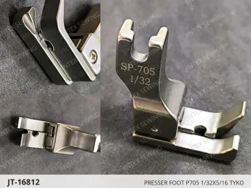 PRESSER FOOT P705 1/32X5/16 TYKO — JT-16812 sewing machine spare part