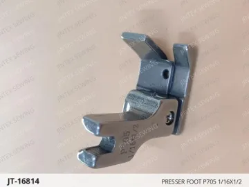 PRESSER FOOT P705 1/16X1/2 — JT-16814 sewing machine spare part