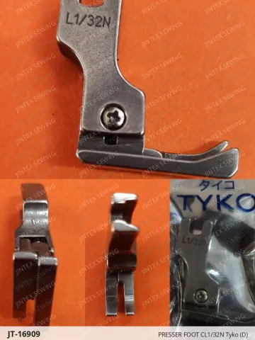 PRESSER FOOT CL1/32N Tyko (D) — JT-16909 sewing machine spare part