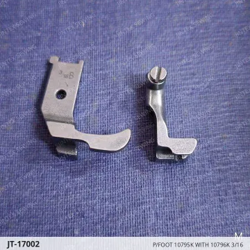 P/FOOT 10795K WITH 10796K 3/16 — JT-17002 sewing machine spare part