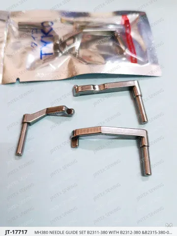 MH380 NEEDLE GUIDE SET B2311-380 WITH B2312-380 &B2315-380-000 — JT-17717 sewing machine spare part