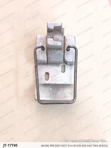 MH380 PRESSER FOOT 5/16 B1509-038-HAO TWO NEEDLE — JT-17745 sewing machine spare part