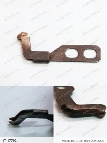 MH380 B2310-481-000 LOOP GUIDE — JT-17792 sewing machine spare part