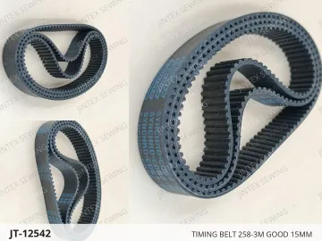 TIMING BELT 258-3M GOOD 15MM — JT-12542 sewing machine spare part