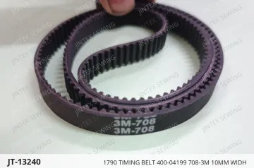1790 TIMING BELT 400-04199 708-3M 10MM WIDH — JT-13240 sewing machine spare part