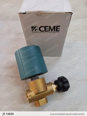2128 SOLONOID VALVE CEME WHITE — JT-13535 sewing machine spare part