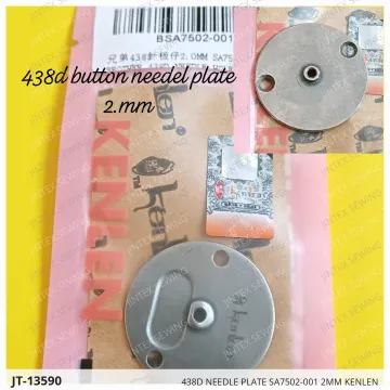 438D NEEDLE PLATE SA7502-001 2MM KENLEN — JT-13590 sewing machine spare part