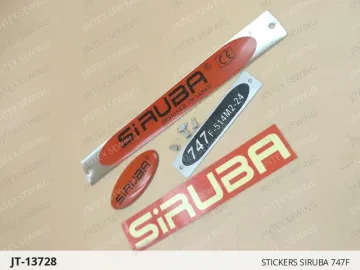 STICKERS SIRUBA 747F — JT-13728 sewing machine spare part