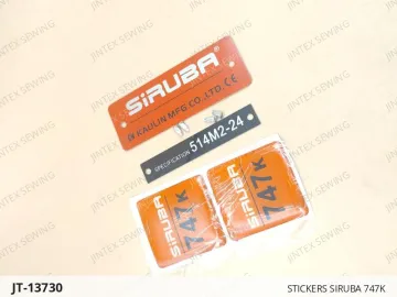 STICKERS SIRUBA 747K — JT-13730 sewing machine spare part
