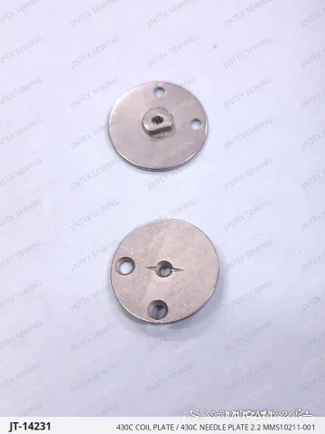 430C COIL PLATE / 430C NEEDLE PLATE 2.2 MMS10211-001 — JT-14231 sewing machine spare part