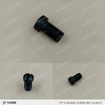 777 S10634001 SCREW SM7.14-28X12 — JT-14396 sewing machine spare part