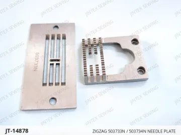 ZIGZAG 503733N / 503734N NEEDLE PLATE — JT-14878 sewing machine spare part