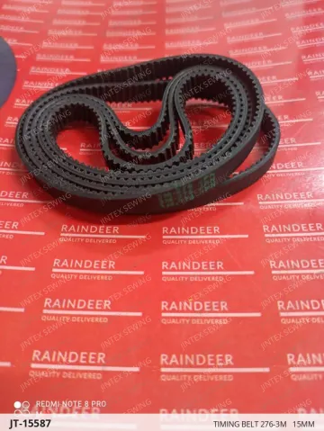 TIMING BELT 276-3M   15MM — JT-15587 sewing machine spare part
