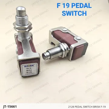 2128 PEDAL SWITCH BRISK F-19 — JT-15661 sewing machine spare part
