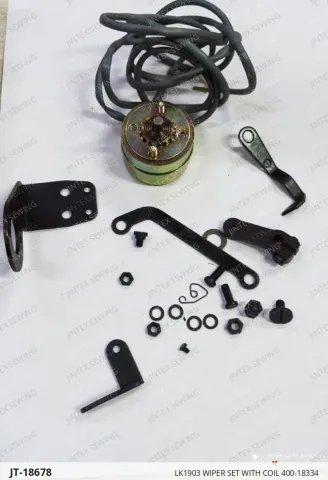 LK1903 WIPER SET WITH COIL 400-18334 — JT-18678 sewing machine spare part
