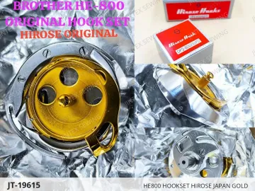 HE800 HOOKSET HIROSE JAPAN GOLD — JT-19615 sewing machine spare part