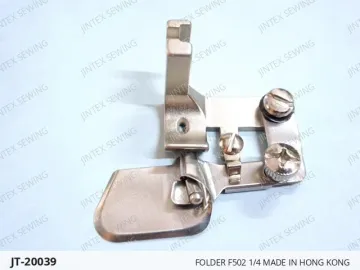 FOLDER F502 1/4 MADE IN HONG KONG — JT-20039 sewing machine spare part