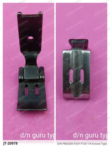 D/N PRESSER FOOT P729 1/4 Groove Type — JT-20978 sewing machine spare part