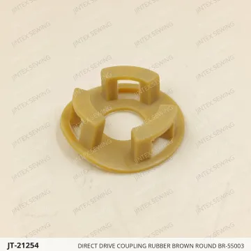 DIRECT DRIVE COUPLING RUBBER BROWN ROUND BR-55003 — JT-21254 sewing machine spare part