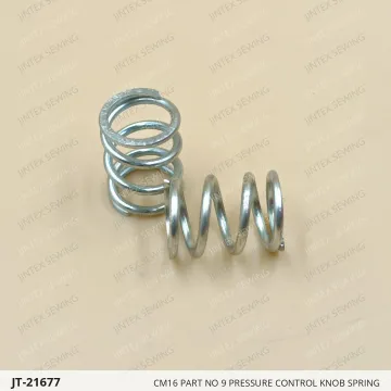 CM16 PART NO 9 PRESSURE CONTROL KNOB SPRING — JT-21677 sewing machine spare part