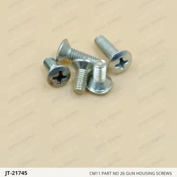 CM11 PART NO 26 GUN HOUSING SCREWS — JT-21745 sewing machine spare part