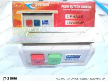 ACC MOTOR ON OFF SWITCH GODMAN 3P — JT-21996 sewing machine spare part