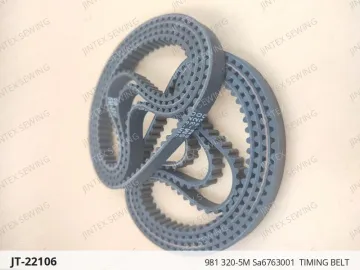 981 320-5M Sa6763001  TIMING BELT — JT-22106 sewing machine spare part