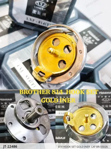 814 HOOK SET GOLD INER  LXF BR-55026 — JT-22486 sewing machine spare part