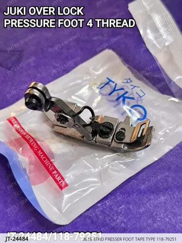 3616 4THD PRESSER FOOT TAPE TYPE 118-79251 — JT-24484 sewing machine spare part