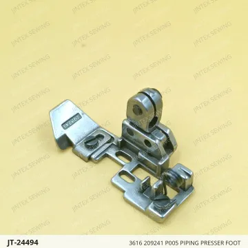 3616 209241 P005 PIPING PRESSER FOOT — JT-24494 sewing machine spare part