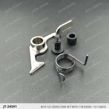 3616 121-02950 COM SET WITH 118-02006 / 121-02810 — JT-24591 sewing machine spare part