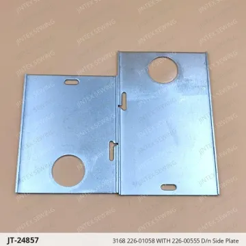 3168 226-01058 WITH 226-00555 D/n Side Plate — JT-24857 sewing machine spare part