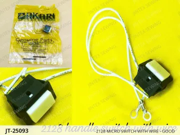 2128 MICRO SWITCH WITH WIRE - GOOD — JT-25093 sewing machine spare part
